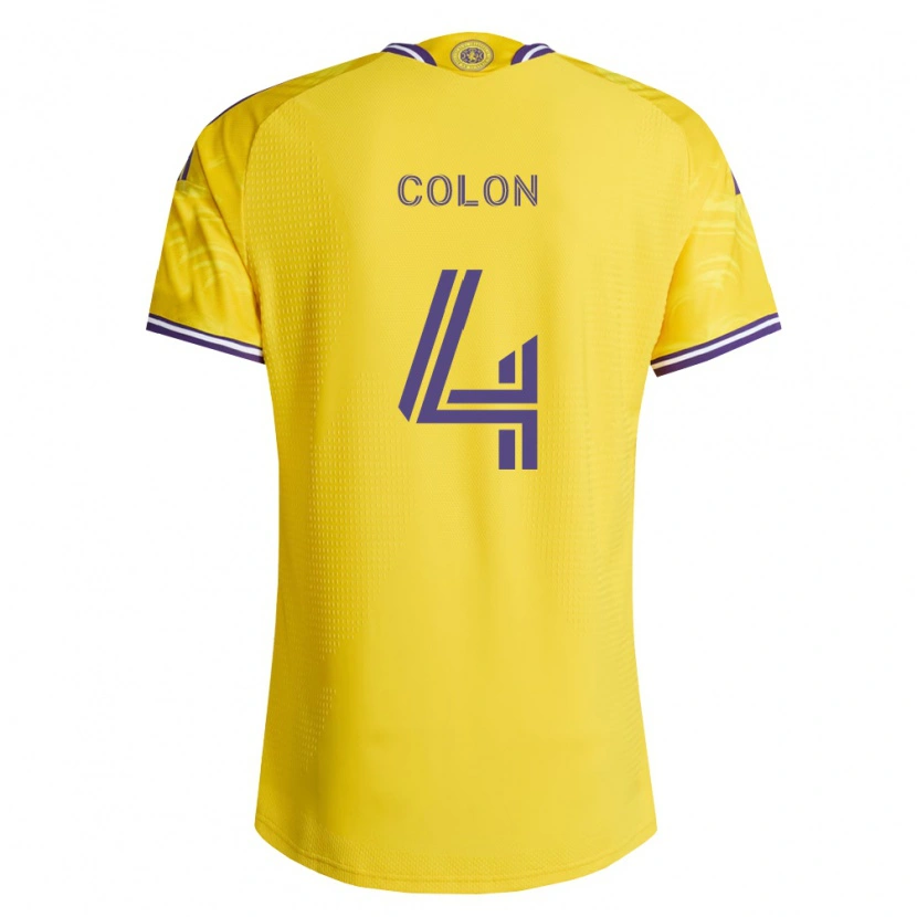 Danxen Heren Xzavier Colon #4 Geel Paars Uitshirt Uittenue 2026/27 T-Shirt België