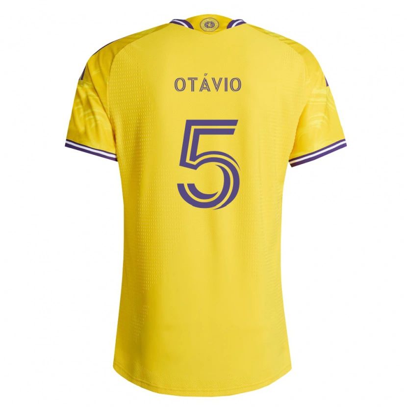 Danxen Heren Luis Otávio #5 Geel Paars Uitshirt Uittenue 2026/27 T-Shirt België