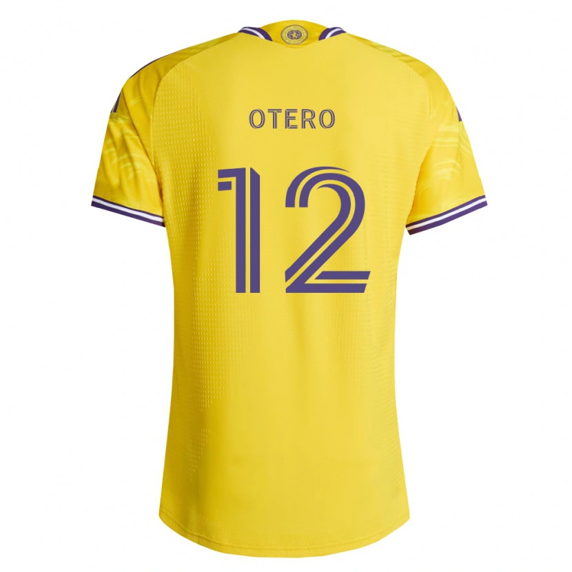 Danxen Heren Javier Otero #12 Geel Paars Uitshirt Uittenue 2026/27 T-Shirt België
