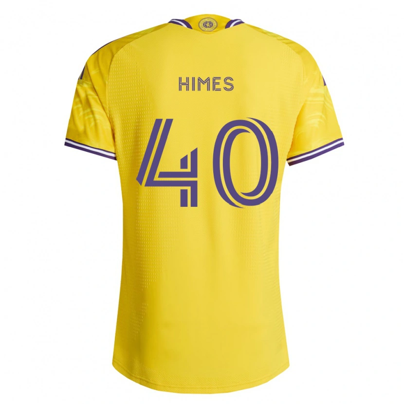 Danxen Heren Tristan Himes #40 Geel Paars Uitshirt Uittenue 2026/27 T-Shirt België