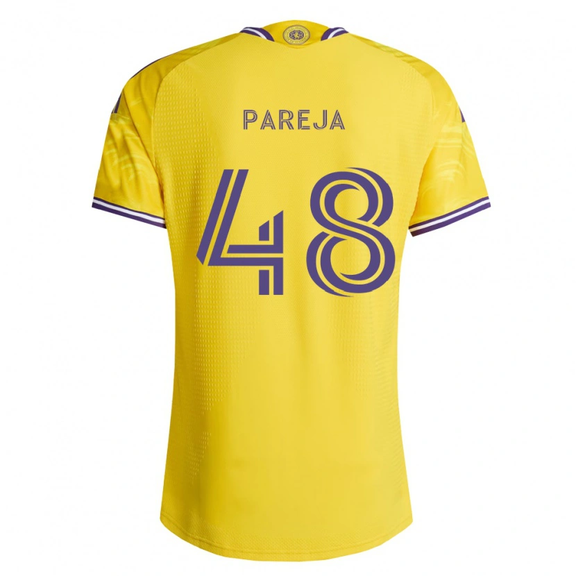Danxen Heren Diego Pareja #48 Geel Paars Uitshirt Uittenue 2026/27 T-Shirt België