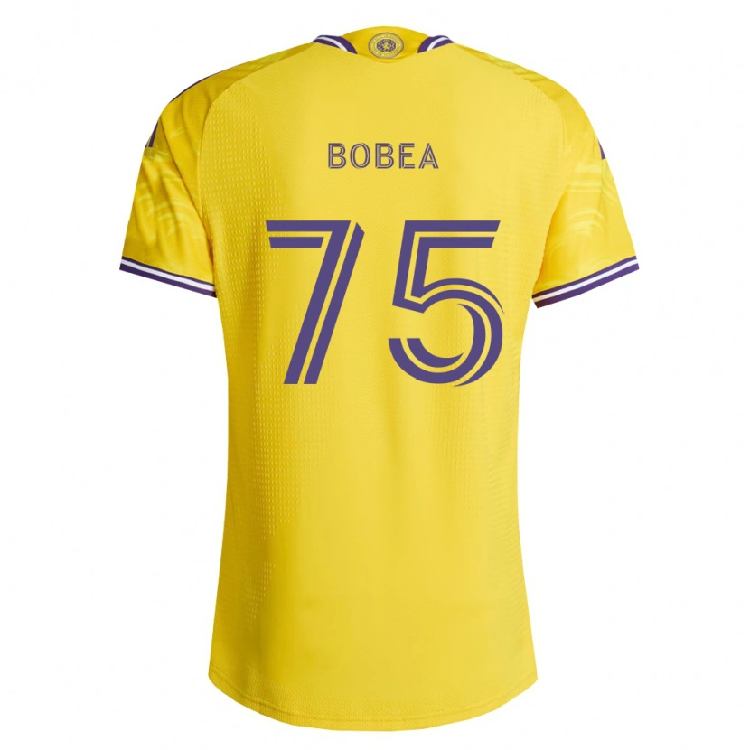 Danxen Heren Nicolás Bobea #75 Geel Paars Uitshirt Uittenue 2026/27 T-Shirt België