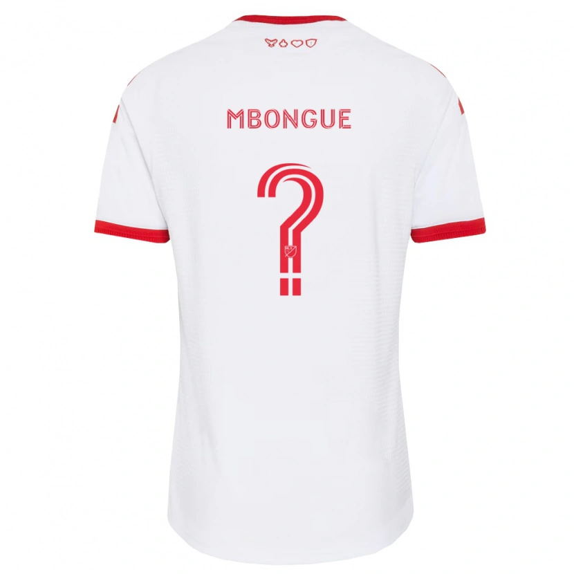 Danxen Heren Hugo Mbongue #0 Wit Rood Zwart Uitshirt Uittenue 2026/27 T-Shirt België