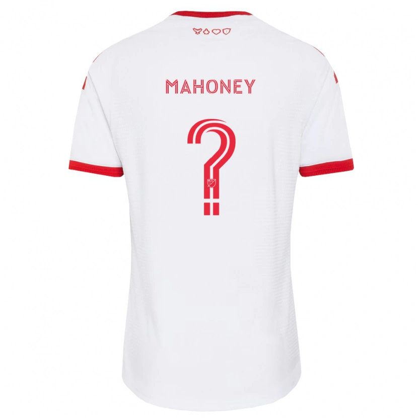 Danxen Heren Adrian Mahoney #0 Wit Rood Zwart Uitshirt Uittenue 2026/27 T-Shirt België
