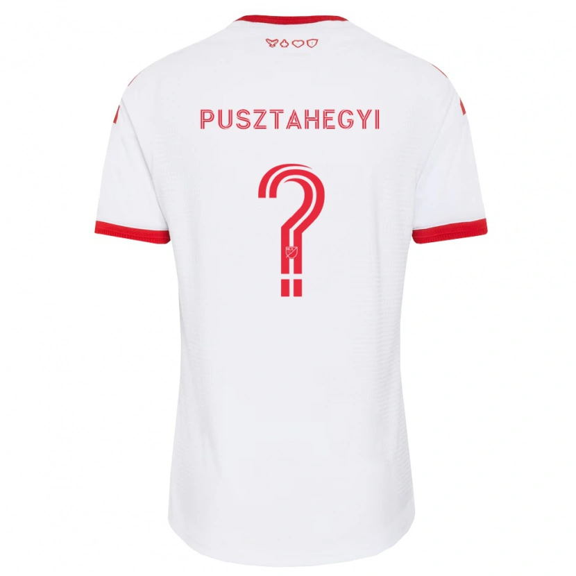 Danxen Heren Tristan Pusztahegyi #0 Wit Rood Zwart Uitshirt Uittenue 2026/27 T-Shirt België