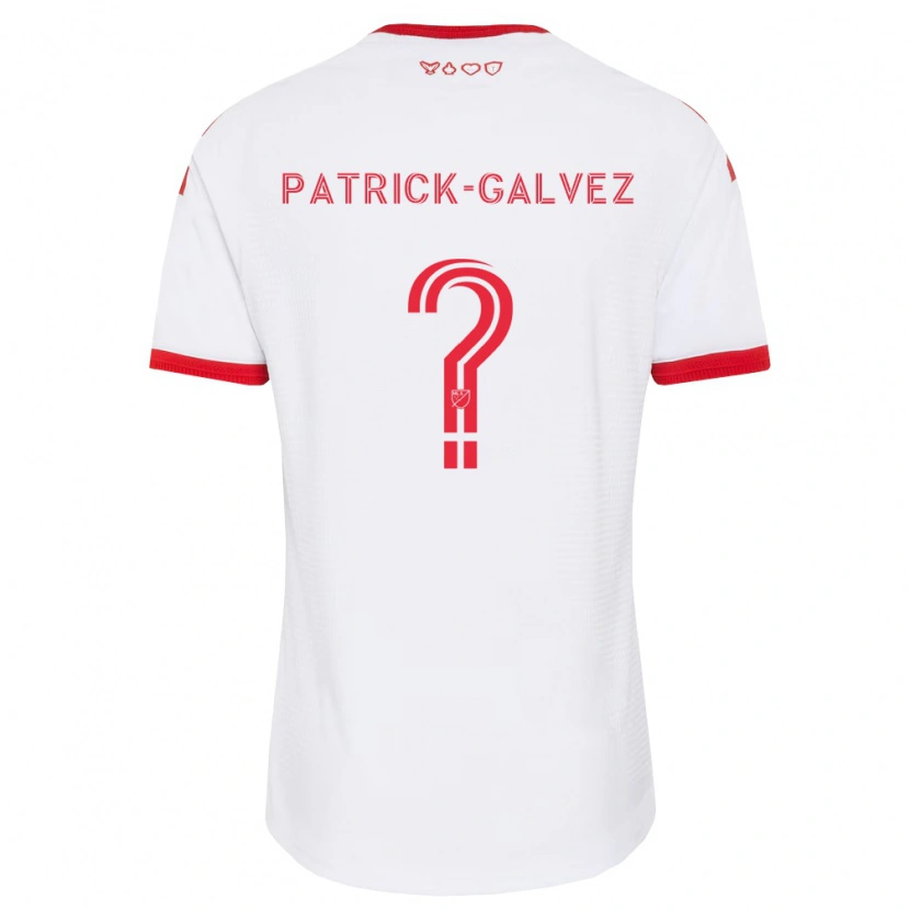 Danxen Heren Pablo Patrick-Galvez #0 Wit Rood Zwart Uitshirt Uittenue 2026/27 T-Shirt België
