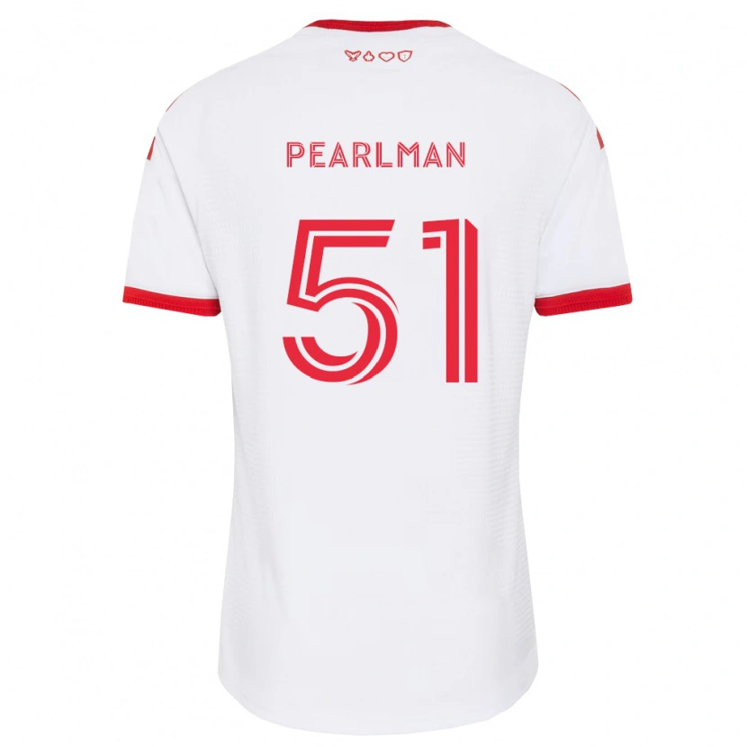 Danxen Heren Adam Pearlman #51 Wit Rood Zwart Uitshirt Uittenue 2026/27 T-Shirt België