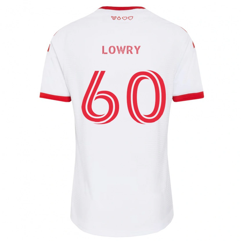 Danxen Heren Benjamin Lowry #60 Wit Rood Zwart Uitshirt Uittenue 2026/27 T-Shirt België