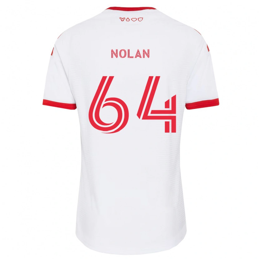 Danxen Heren Jahmarie Nolan #64 Wit Rood Zwart Uitshirt Uittenue 2026/27 T-Shirt België