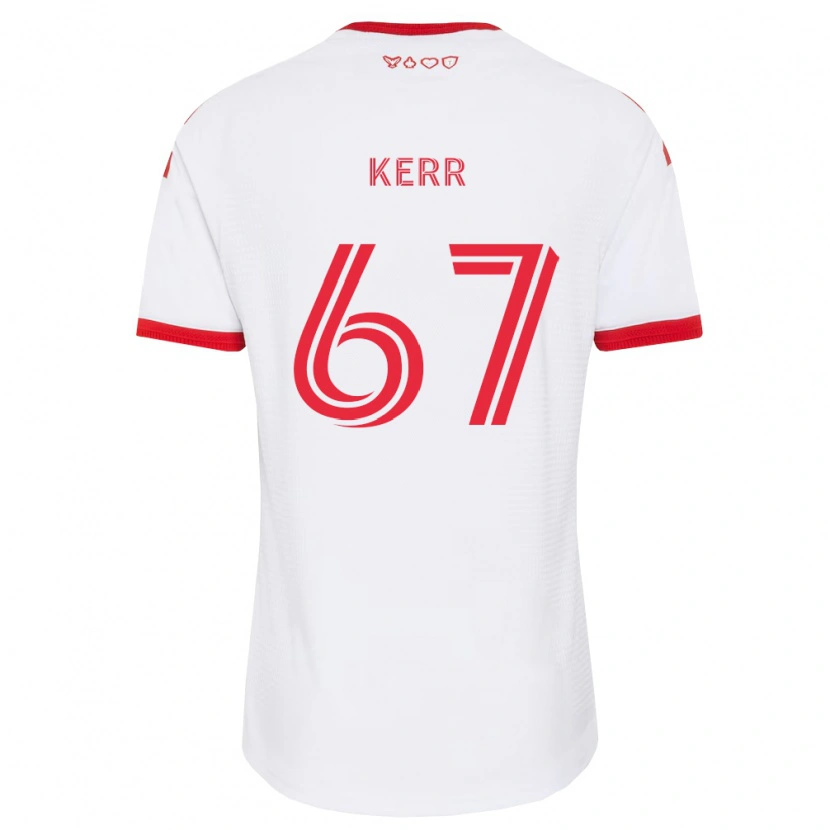 Danxen Heren Kervon Kerr #67 Wit Rood Zwart Uitshirt Uittenue 2026/27 T-Shirt België