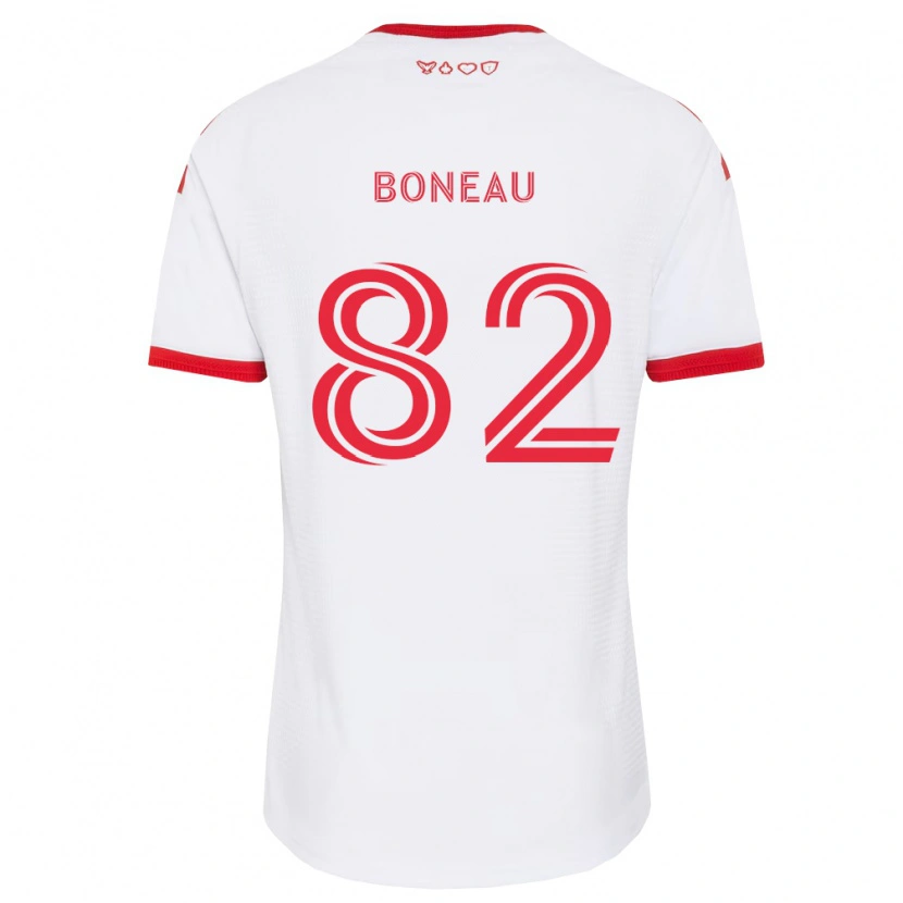 Danxen Heren Bryce Boneau #82 Wit Rood Zwart Uitshirt Uittenue 2026/27 T-Shirt België