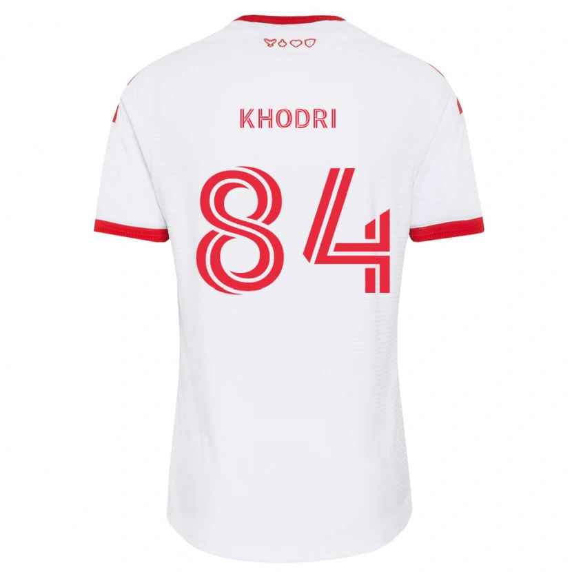Danxen Heren Elias Khodri #84 Wit Rood Zwart Uitshirt Uittenue 2026/27 T-Shirt België