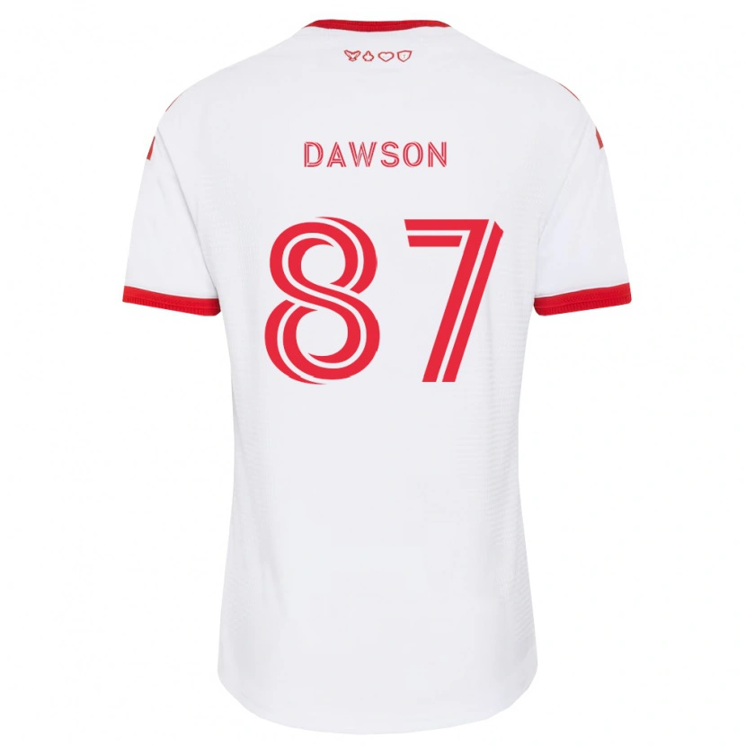 Danxen Heren Lucas Dawson #87 Wit Rood Zwart Uitshirt Uittenue 2026/27 T-Shirt België