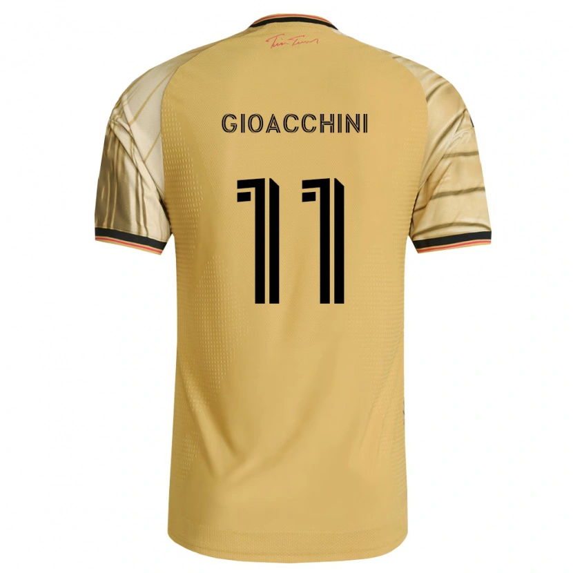 Danxen Heren Nicholas Gioacchini #11 Bruin Geel Zwart Uitshirt Uittenue 2026/27 T-Shirt België