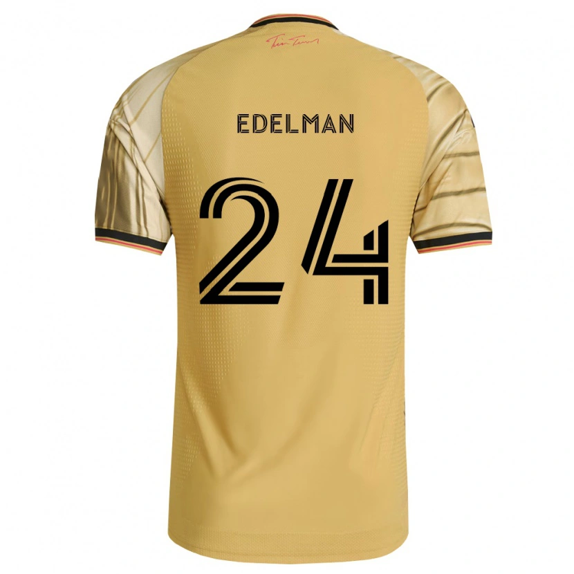 Danxen Heren Daniel Edelman #24 Bruin Geel Zwart Uitshirt Uittenue 2026/27 T-Shirt België