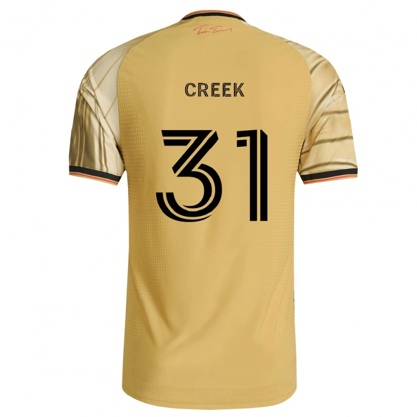 Danxen Heren Michael Creek #31 Bruin Geel Zwart Uitshirt Uittenue 2026/27 T-Shirt België