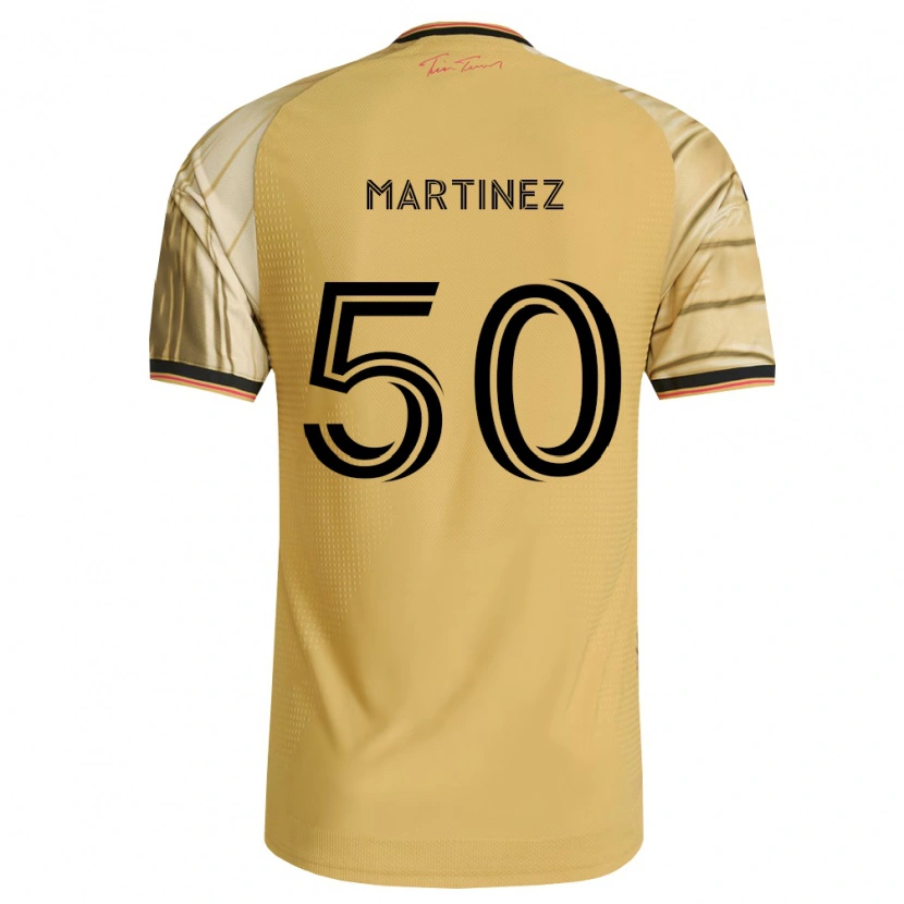 Danxen Heren Nate Martinez #50 Bruin Geel Zwart Uitshirt Uittenue 2026/27 T-Shirt België