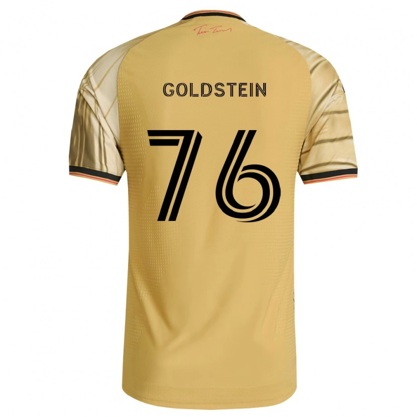 Danxen Heren Sam Goldstein #76 Bruin Geel Zwart Uitshirt Uittenue 2026/27 T-Shirt België