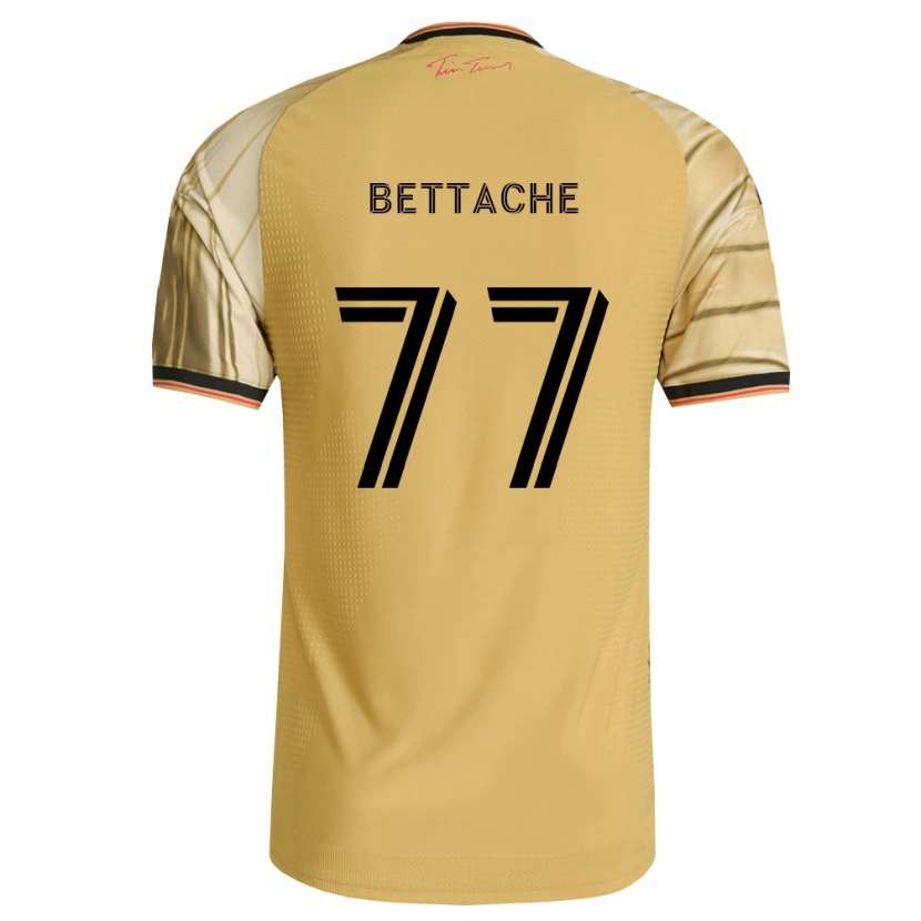 Danxen Heren Faysal Bettache #77 Bruin Geel Zwart Uitshirt Uittenue 2026/27 T-Shirt België