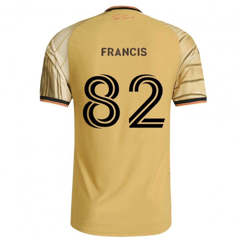 Danxen Heren Patrick Francis #82 Bruin Geel Zwart Uitshirt Uittenue 2026/27 T-Shirt België
