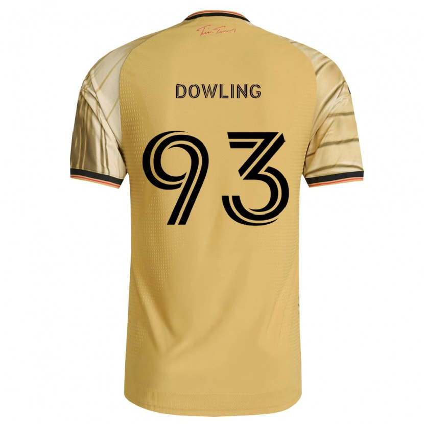 Danxen Heren Drew Dowling #93 Bruin Geel Zwart Uitshirt Uittenue 2026/27 T-Shirt België