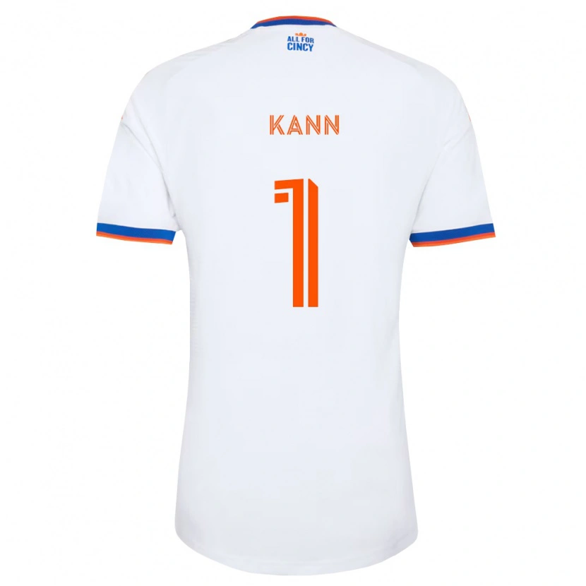 Danxen Heren Alec Kann #1 Wit Marineblauw Oranje Uitshirt Uittenue 2026/27 T-Shirt België