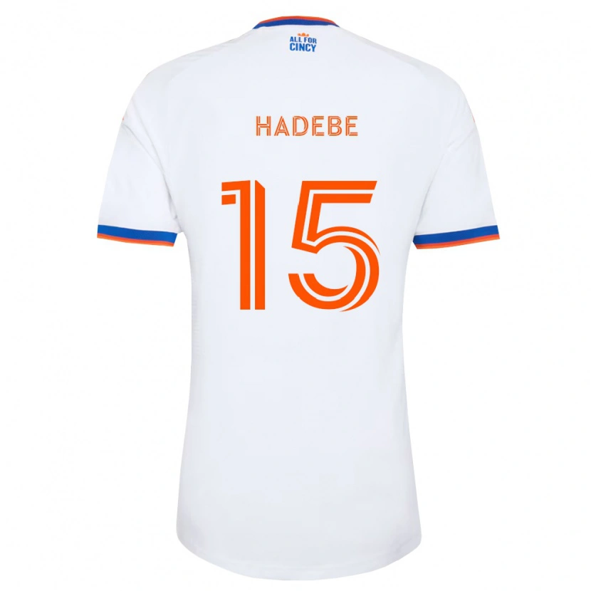 Danxen Heren Teenage Hadebe #15 Wit Marineblauw Oranje Uitshirt Uittenue 2026/27 T-Shirt België