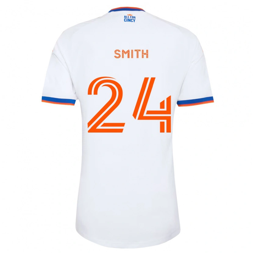 Danxen Heren Kyle Smith #24 Wit Marineblauw Oranje Uitshirt Uittenue 2026/27 T-Shirt België