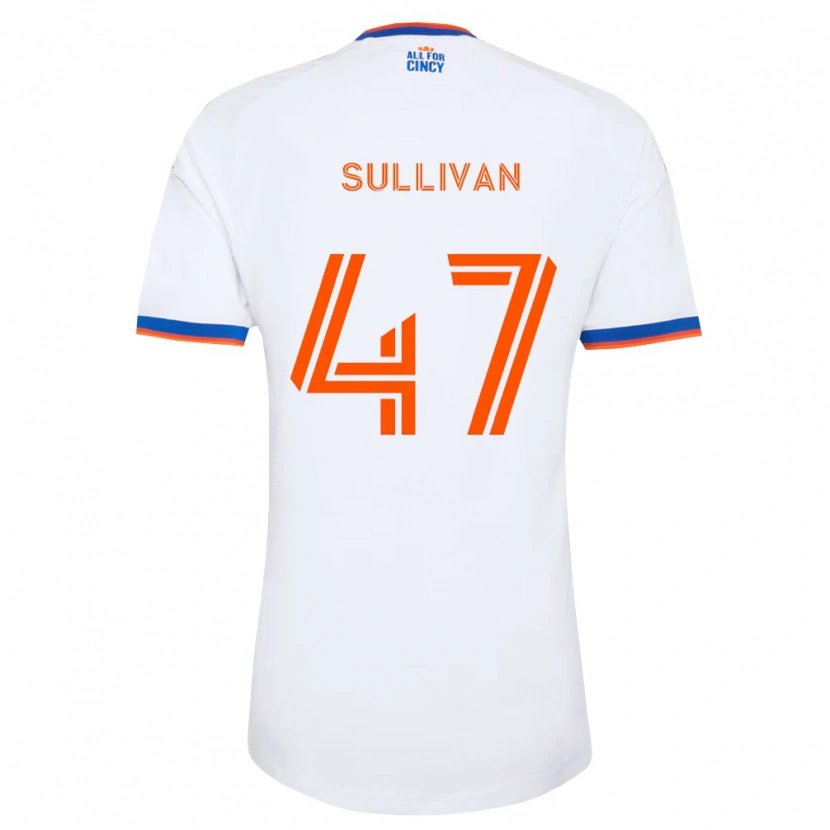 Danxen Heren Michael Sullivan #47 Wit Marineblauw Oranje Uitshirt Uittenue 2026/27 T-Shirt België