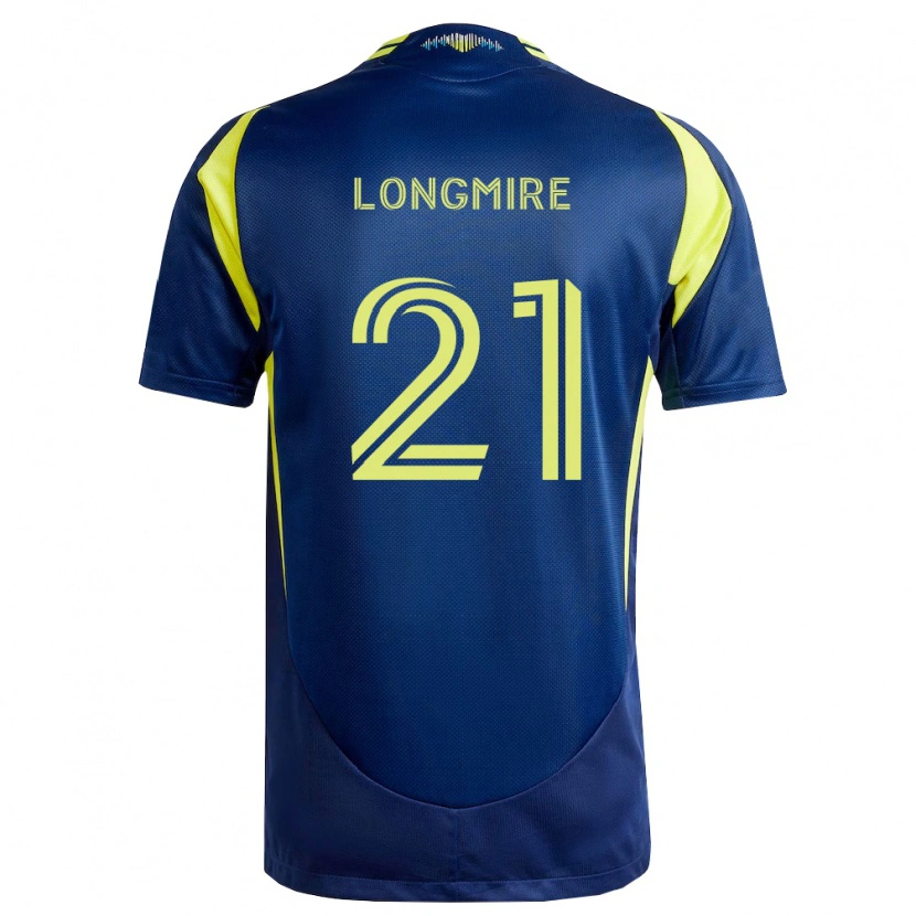 Danxen Heren Ahmed Longmire #21 Geel Marineblauw Uitshirt Uittenue 2026/27 T-Shirt België