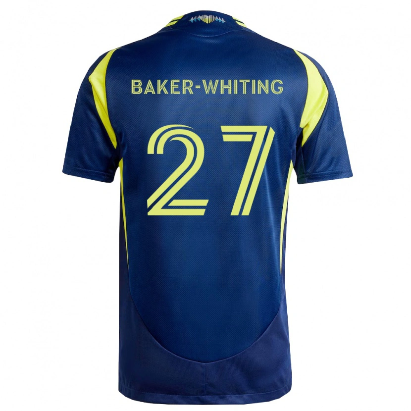 Danxen Heren Reed Baker-Whiting #27 Geel Marineblauw Uitshirt Uittenue 2026/27 T-Shirt België