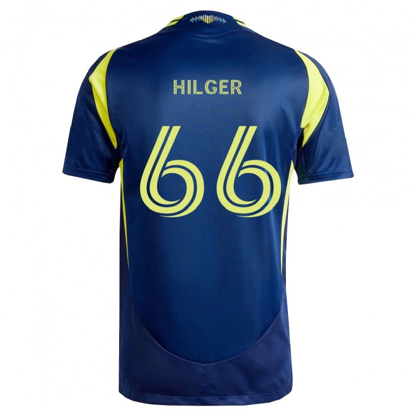 Danxen Heren Brooks Hilger #66 Geel Marineblauw Uitshirt Uittenue 2026/27 T-Shirt België