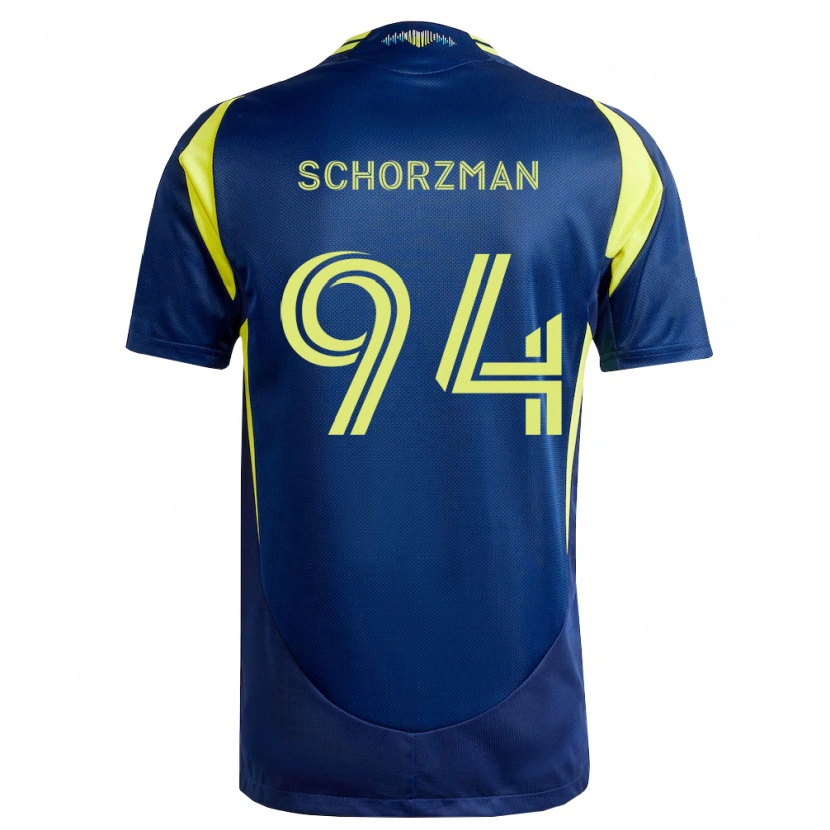 Danxen Heren Eamon Schorzman #94 Geel Marineblauw Uitshirt Uittenue 2026/27 T-Shirt België