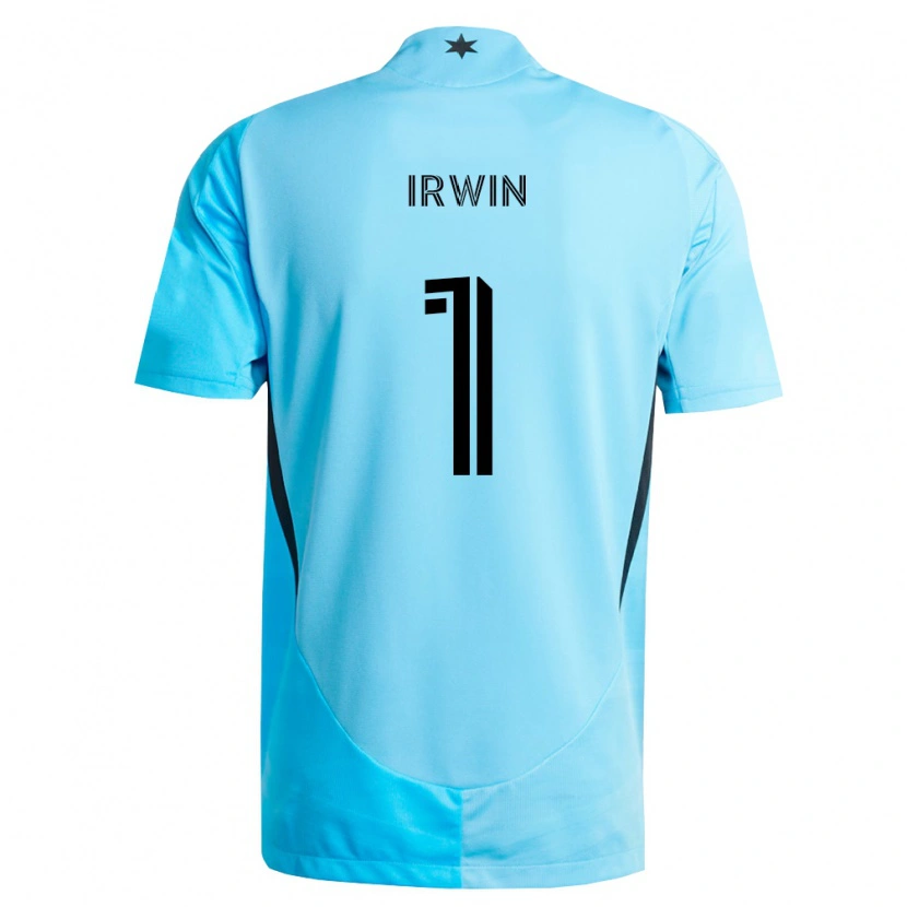 Danxen Heren Clint Irwin #1 Lichtblauw Zwart Uitshirt Uittenue 2026/27 T-Shirt België