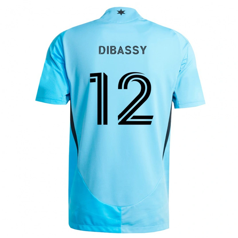 Danxen Heren Bakaye Dibassy #12 Lichtblauw Zwart Uitshirt Uittenue 2026/27 T-Shirt België