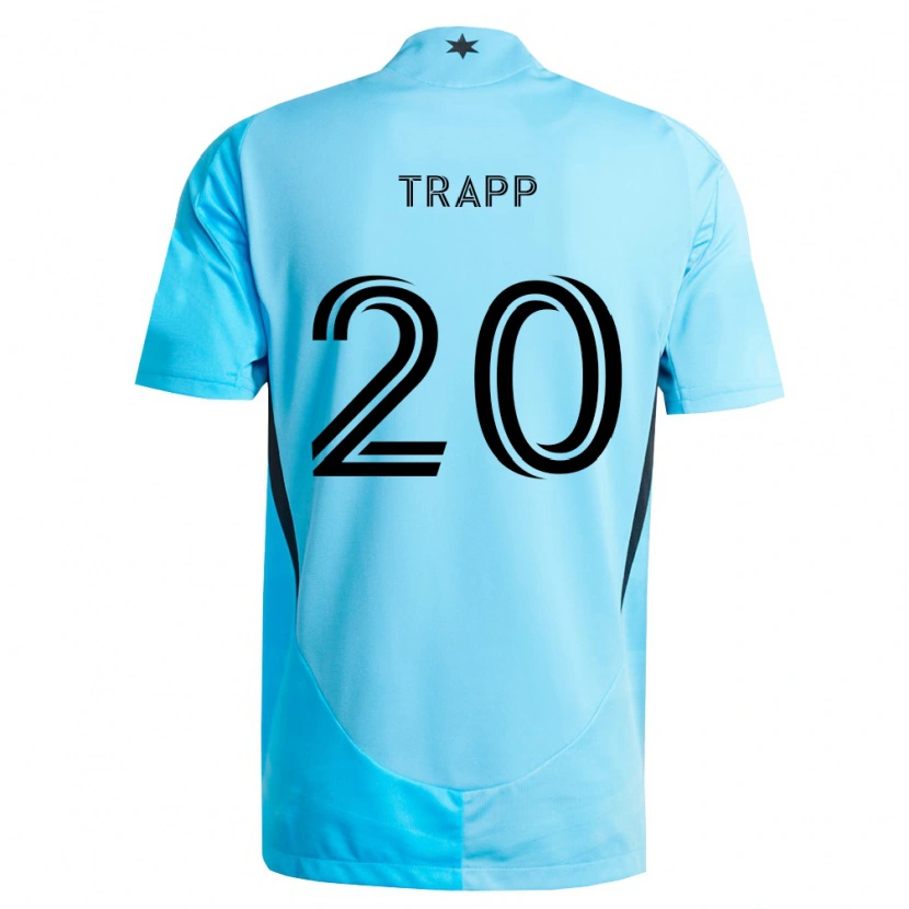 Danxen Heren Wil Trapp #20 Lichtblauw Zwart Uitshirt Uittenue 2026/27 T-Shirt België