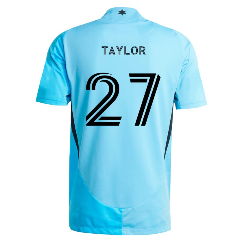 Danxen Heren D.j. Taylor #27 Lichtblauw Zwart Uitshirt Uittenue 2026/27 T-Shirt België