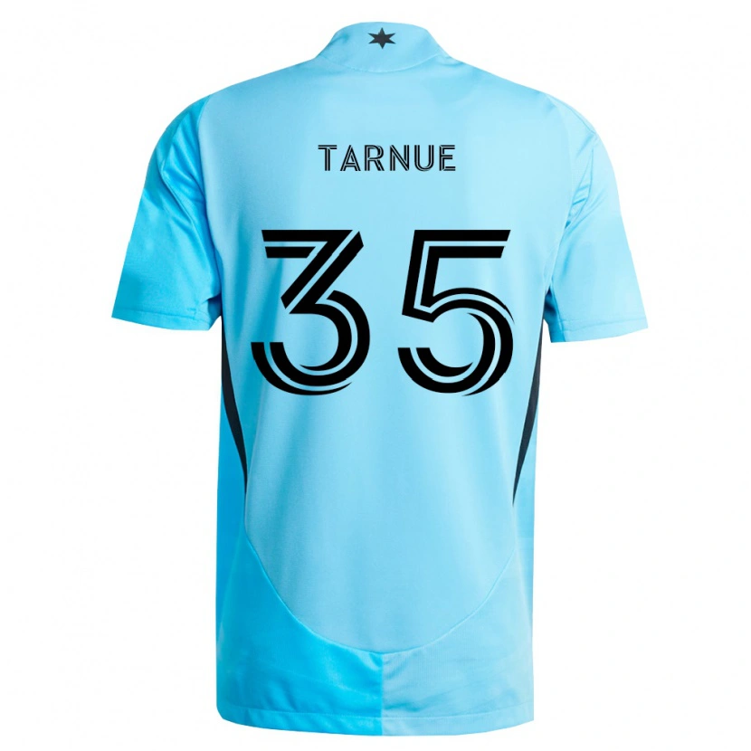 Danxen Heren Philip Tarnue #35 Lichtblauw Zwart Uitshirt Uittenue 2026/27 T-Shirt België