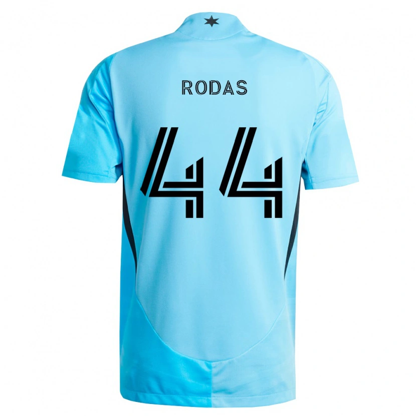 Danxen Heren Geremy Rodas #44 Lichtblauw Zwart Uitshirt Uittenue 2026/27 T-Shirt België