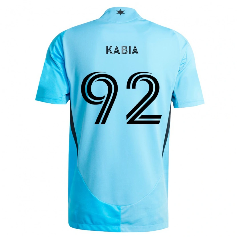 Danxen Heren Alpha Kabia #92 Lichtblauw Zwart Uitshirt Uittenue 2026/27 T-Shirt België