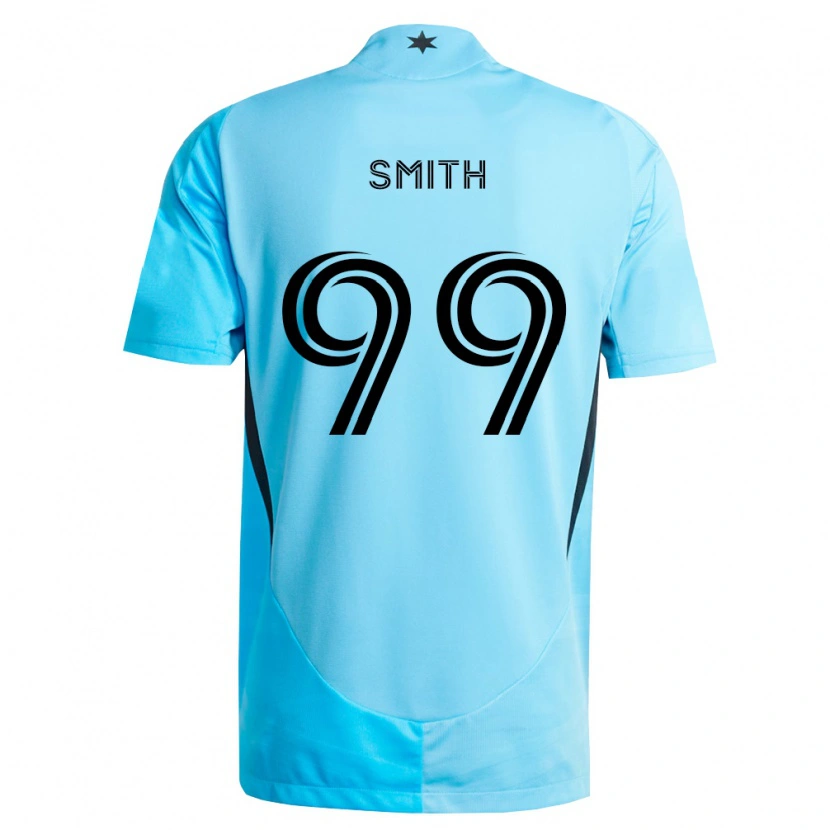 Danxen Heren Jordan Adebayo-Smith #99 Lichtblauw Zwart Uitshirt Uittenue 2026/27 T-Shirt België