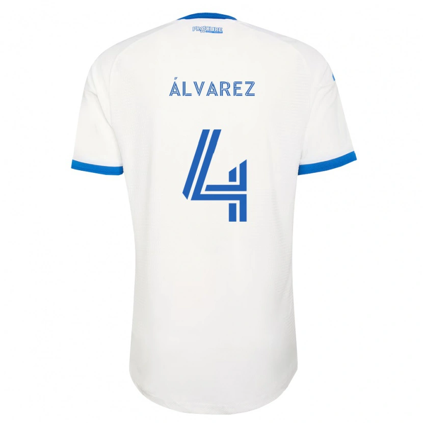 Danxen Heren Fernando Álvarez #4 Hemelsblauw Wit Uitshirt Uittenue 2026/27 T-Shirt België
