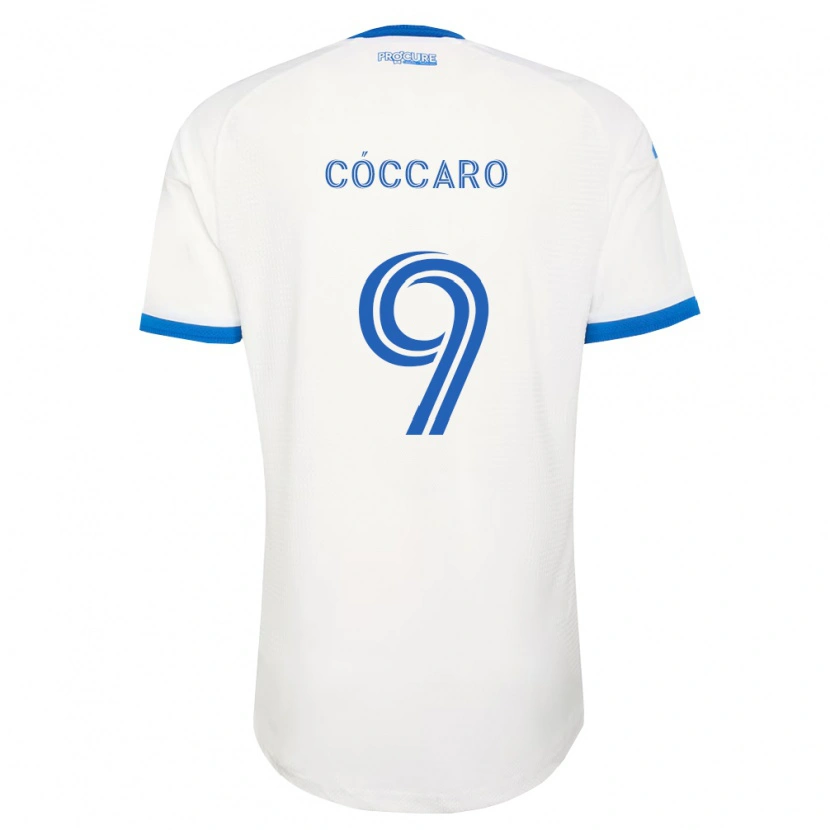 Danxen Heren Matías Cóccaro #9 Hemelsblauw Wit Uitshirt Uittenue 2026/27 T-Shirt België