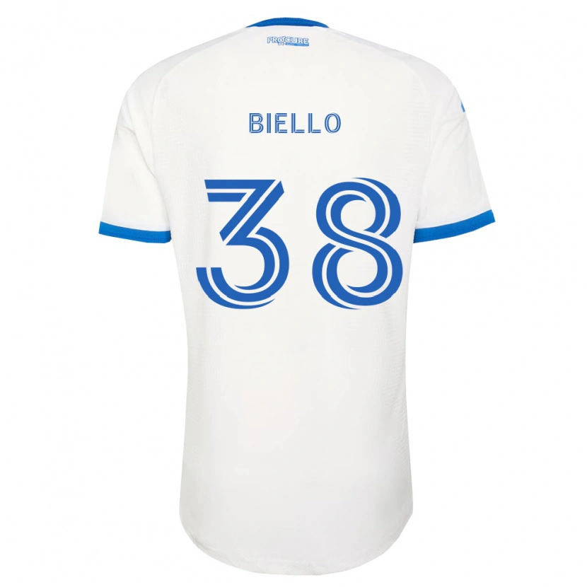 Danxen Heren Alessandro Biello #38 Hemelsblauw Wit Uitshirt Uittenue 2026/27 T-Shirt België
