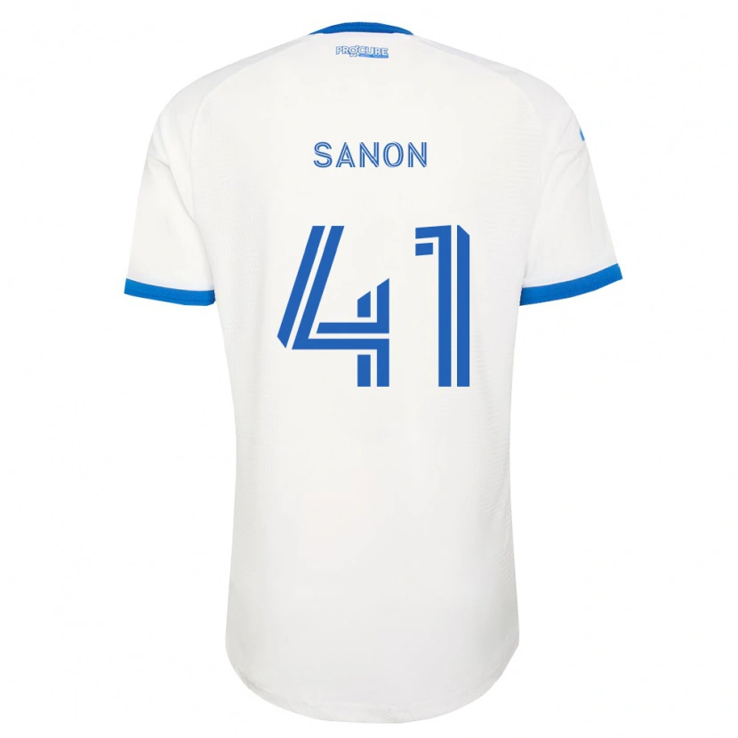 Danxen Heren Jérémy Sanon #41 Hemelsblauw Wit Uitshirt Uittenue 2026/27 T-Shirt België