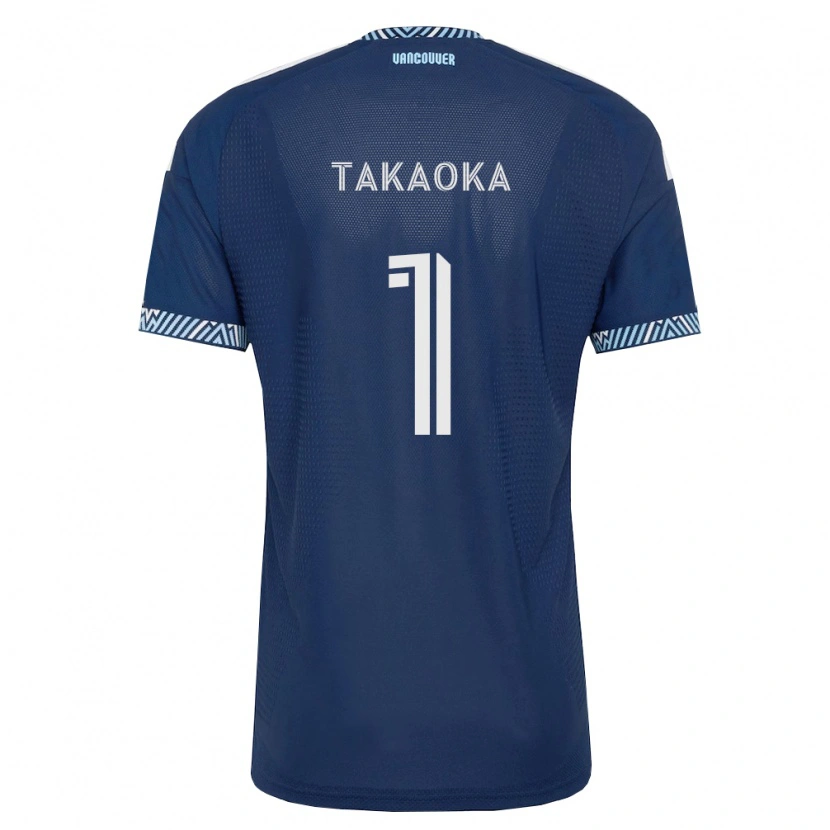 Danxen Heren Yohei Takaoka #1 Diep Blauw Wit Uitshirt Uittenue 2026/27 T-Shirt België