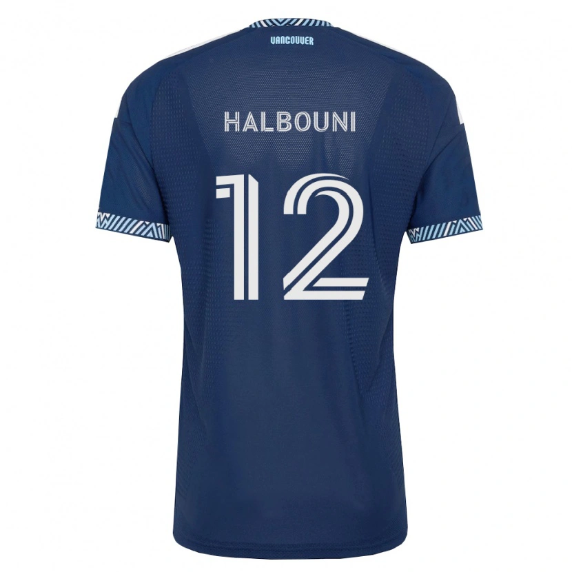 Danxen Heren Belal Halbouni #12 Diep Blauw Wit Uitshirt Uittenue 2026/27 T-Shirt België
