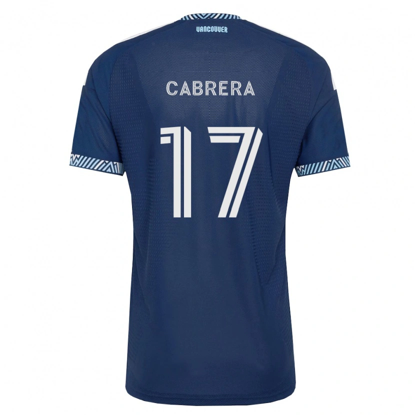 Danxen Heren Kenji Cabrera #17 Diep Blauw Wit Uitshirt Uittenue 2026/27 T-Shirt België