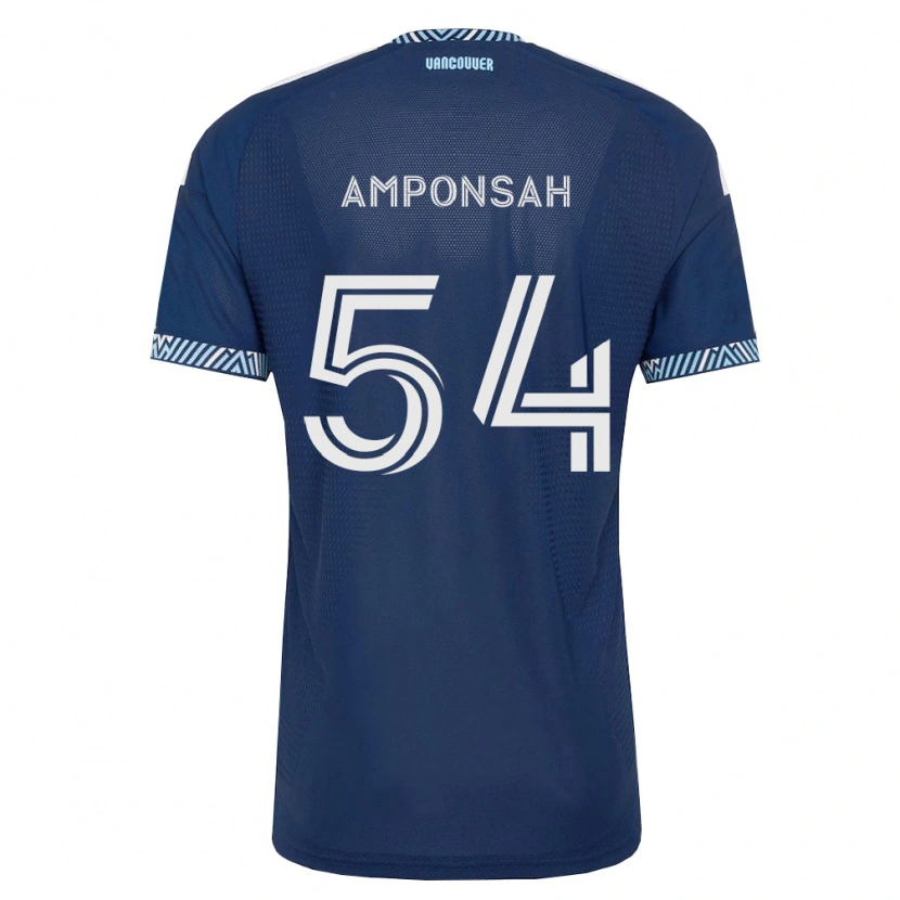 Danxen Heren Prince Amponsah #54 Diep Blauw Wit Uitshirt Uittenue 2026/27 T-Shirt België
