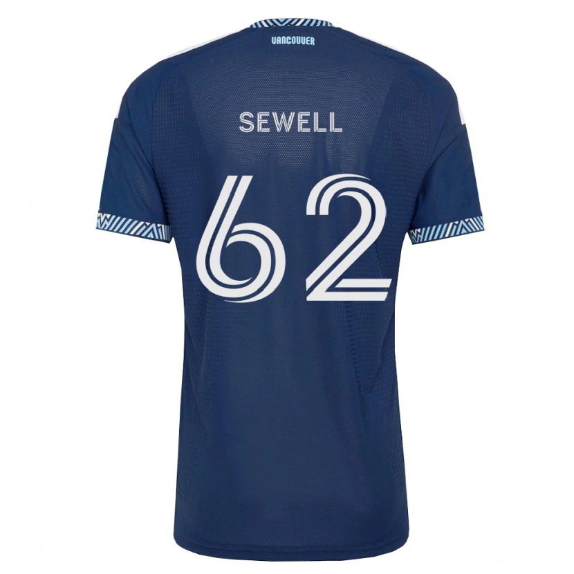 Danxen Heren Ryder Sewell #62 Diep Blauw Wit Uitshirt Uittenue 2026/27 T-Shirt België